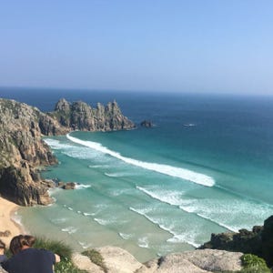 Pedn Vounder Beach, Porthcurno West Cornwall,out and about holiday rental in Cornwall, St Ives, Carbis Bay.